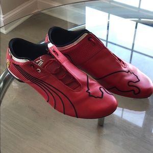 Red Ferrari Puma Driving Shoes